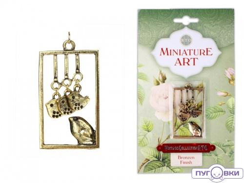 VT-93 Подвеска винтаж 'Окно с птицей'