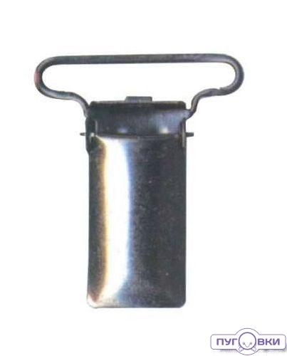 Зажим для подтяжек 6627  никель