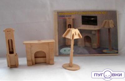 Деревянный пазл 3D, P009-2