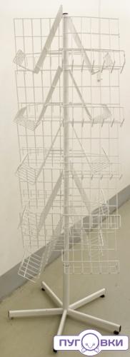 Вертушка 'крест' с полками