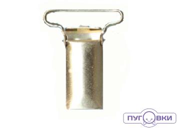 6636 Зажим д/подтяжек  зол.мет