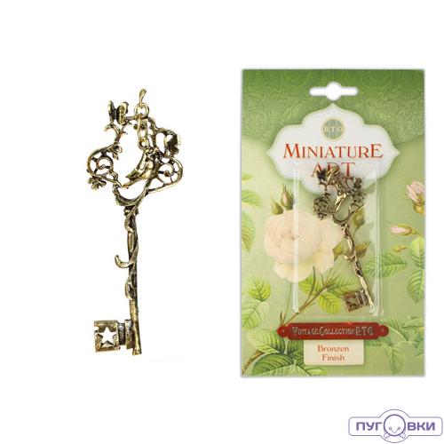 VT-115 Подвеска винтаж 'Ключ с птицей'