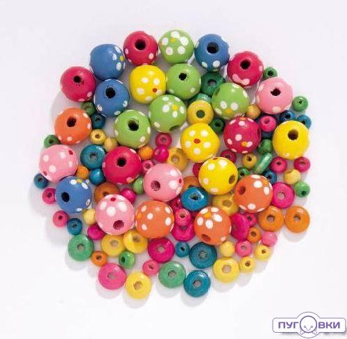 61618002 Набор деревянных бусинGlorex