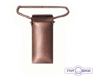 6650 Зажим д/подтяжек  медь мет