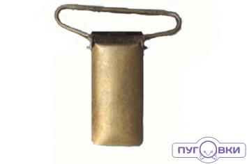 6649 Зажим д/подтяжек  лат.мет