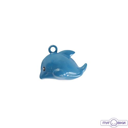 Бубенчик декоративный мет. Дельфин, 5шт/уп Астра