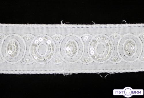 Шитье  однотонное с пайетками СLA 4168 (распродажаДУ)