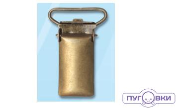 6643 Зажим д/подтяжек  лат.мет